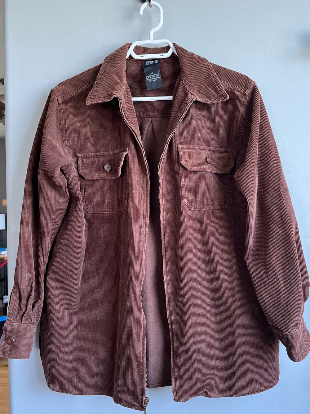 Vintage Jacob Brown Corduroy Lightweight Jacket